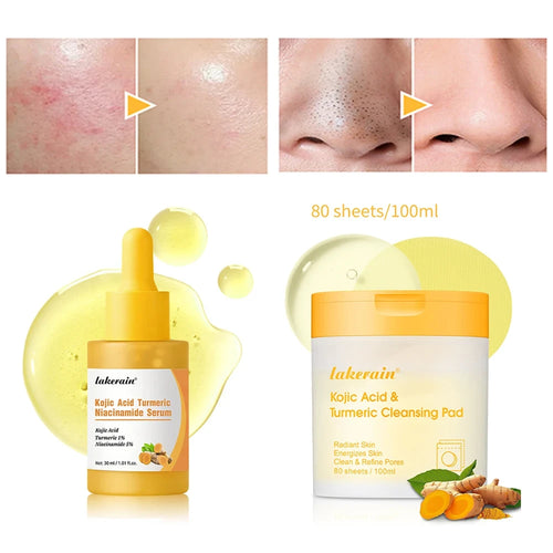 Kojic Acid Turmeric Brightening Serum and Pad Duo